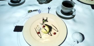 Dessert projected onto your dinner plate – Bon appétit!
