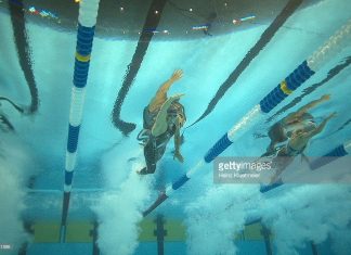 Sports photographer Al Bello has shot 11 Olympics Games, but this summer is his first capturing live-action pictures with the help of underwater robots
