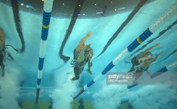 Sports photographer Al Bello has shot 11 Olympics Games, but this summer is his first capturing live-action pictures with the help of underwater robots