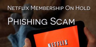 Netflix phishing scam