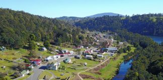 One town thrives and another withers