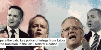 Compare the pair: key policy offerings from Labor and the Coalition in the 2019 federal budget