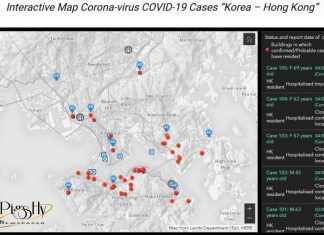 Korea – Hong Kong Coronavirus Cases Live Map (mobile phone version)