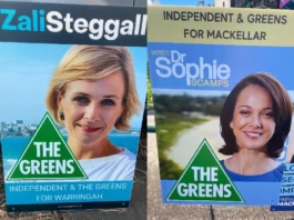 Australian Electoral Commission investigating fake signs suggesting independents are Greens