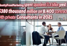 Coalition spent almost $3.8 billion in 2021 on Consultants