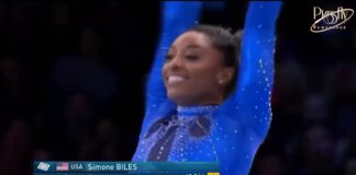 Simone Biles Antwerp Gold