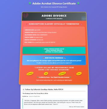 A Case Study in Corporate Arrogance Masquerading as Progress